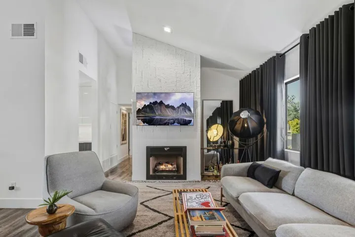 Living room fireplace 2