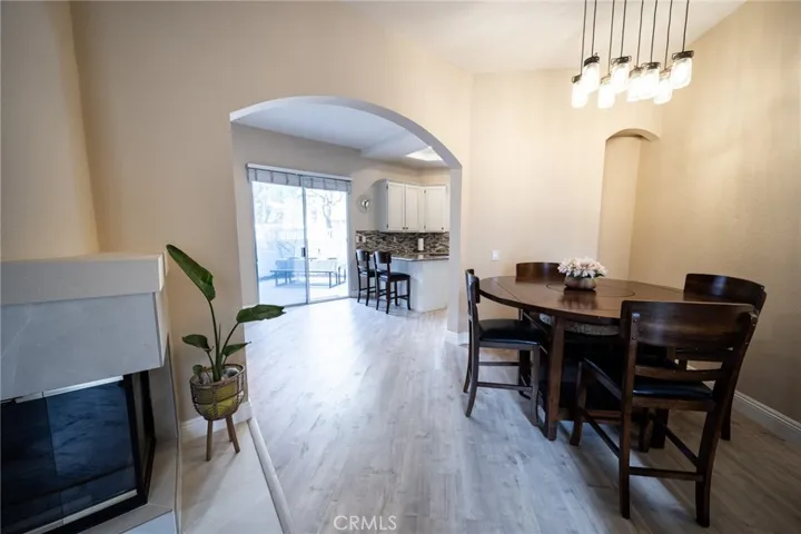 Living room to kitchen