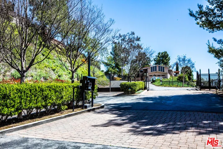 Gated entrance w/security