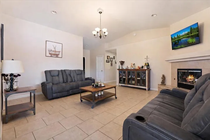 Family room looking towards front door