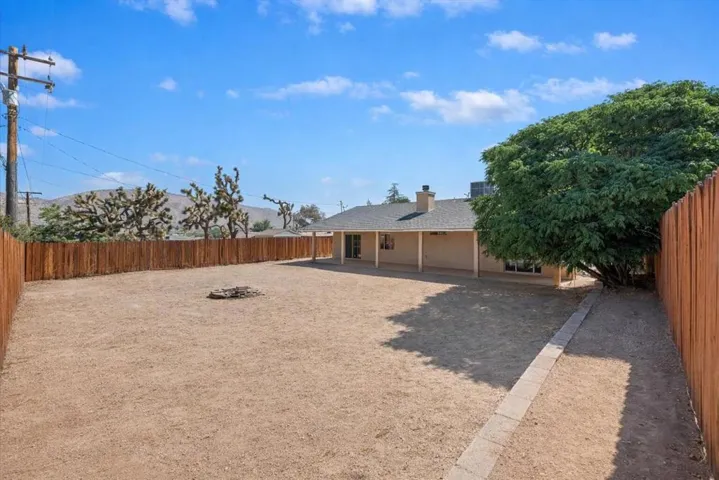 Backyard right corner