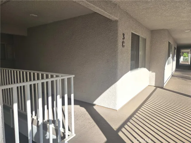 Unit C Entry way from the elevator to breeze way.