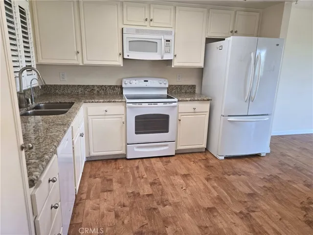 Kitchen view from the hallway.