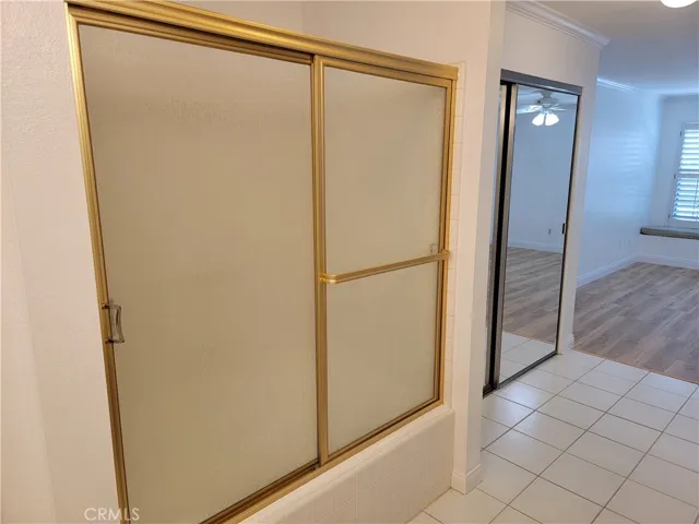 En suite shower and closet #1