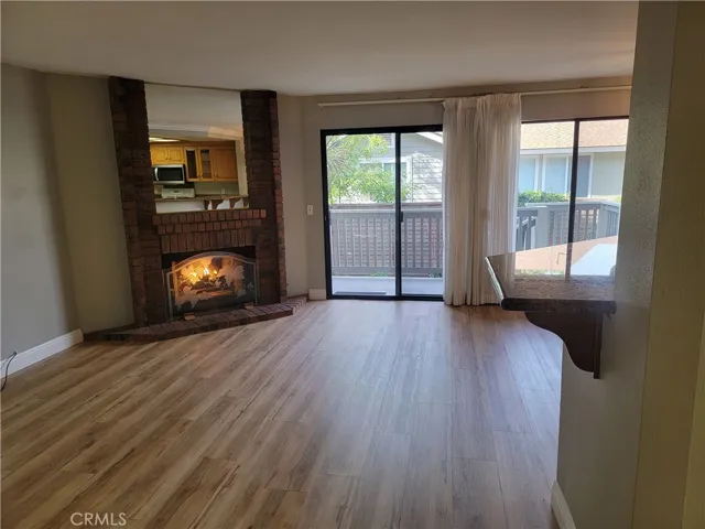 View from hallway to living room