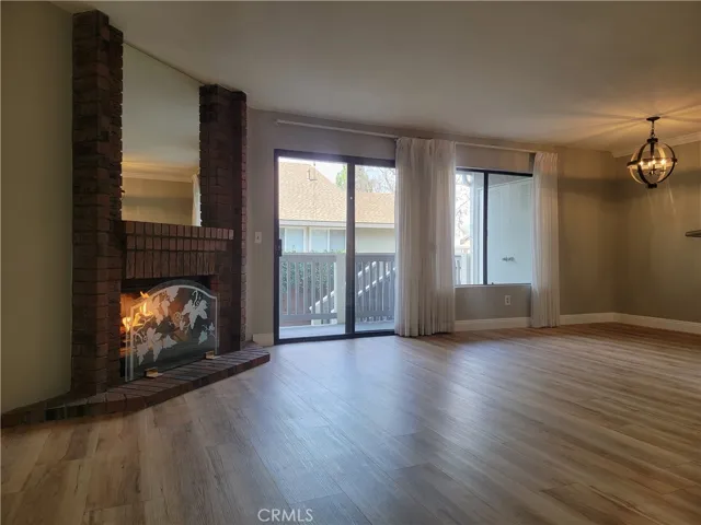 View from front door into unit