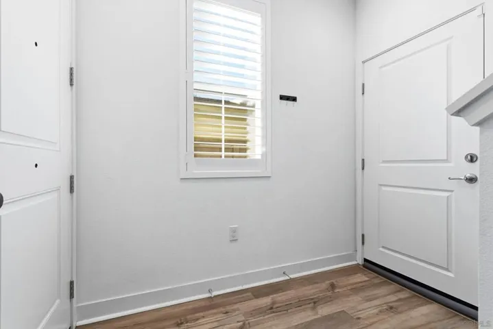 Downstairs entry, facing garage door