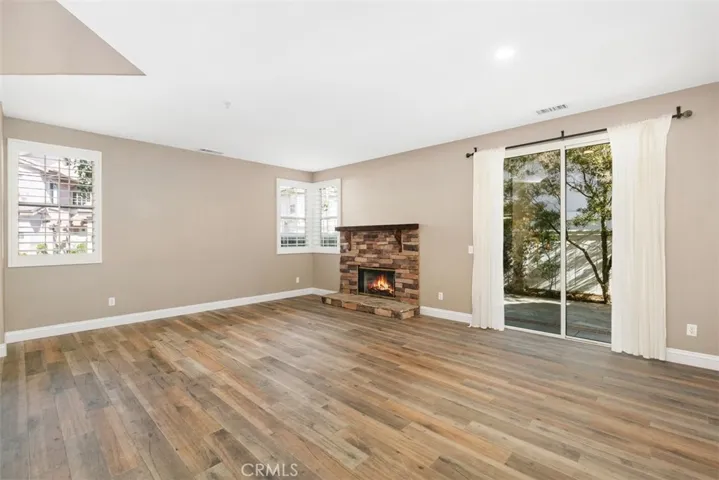 Image digitally enhanced to show fire in fireplace.