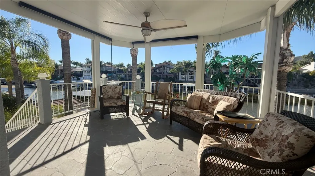 Elegant deck to entertain or relax in right off the kitchen.