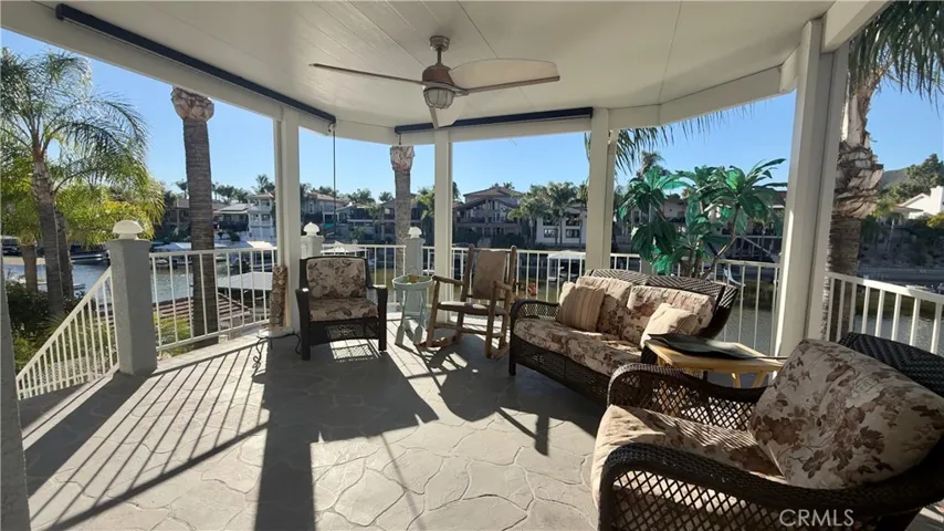 Elegant deck to entertain or relax in right off the kitchen.