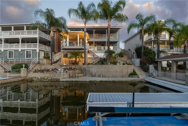Waterfront with tons of entertaining space.