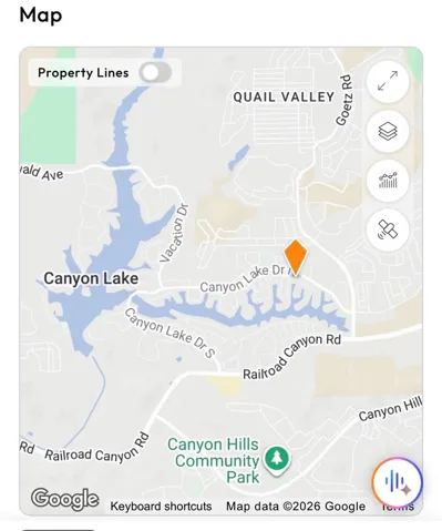 Google map. Boat Haven is a cul-de-sac and offers a 15-20 minute ride to the main lake. This home is perfect for bass fishing. The fish have been known to spawn here. Turtles have been known to sunbathe.