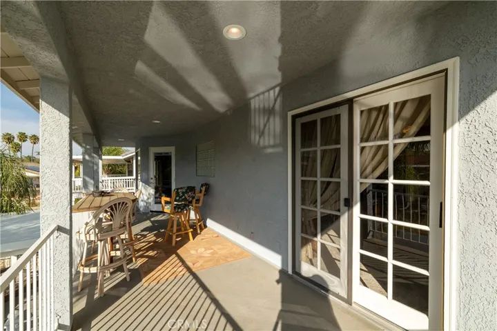 Upstairs deck