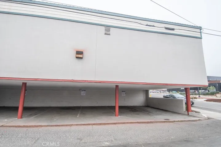 extra parking area and storage