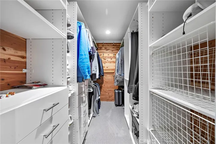 Second walk-in closet in the primary bathroom.