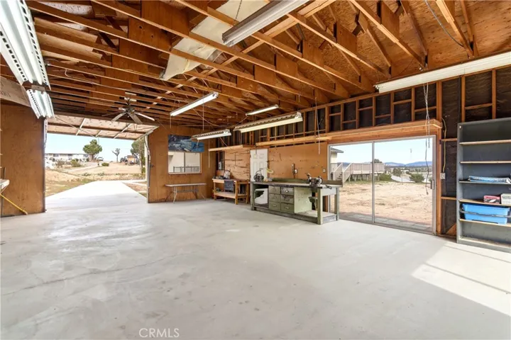 Workshop and driveway view
