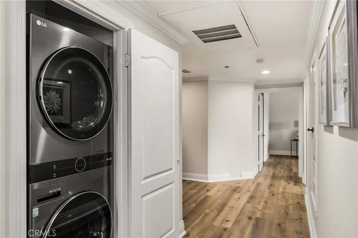 Laundry closet with LG washer & dryer included