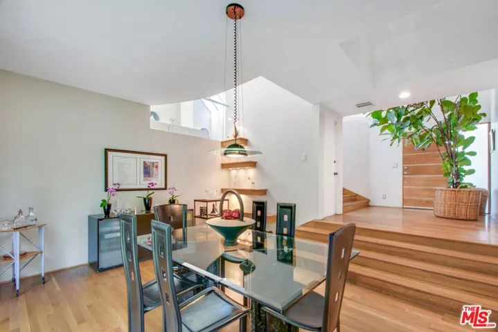 Step down dining room
