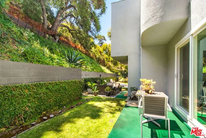 Patio off of second bedroom