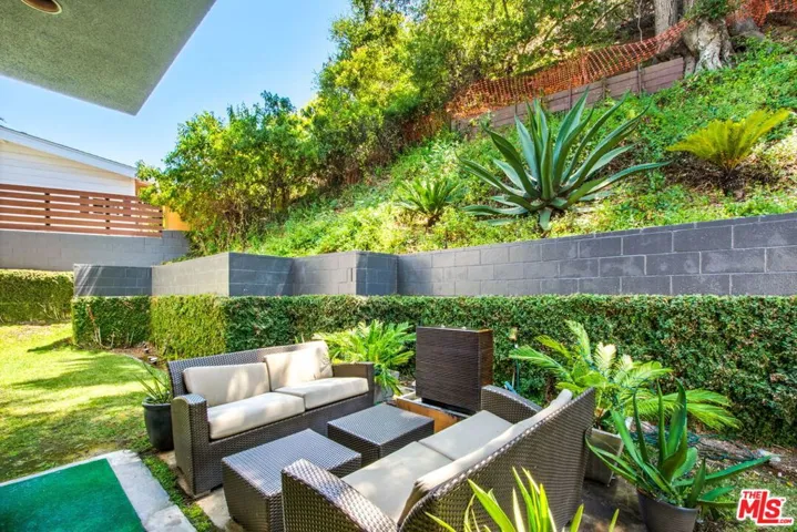Patio off dining area