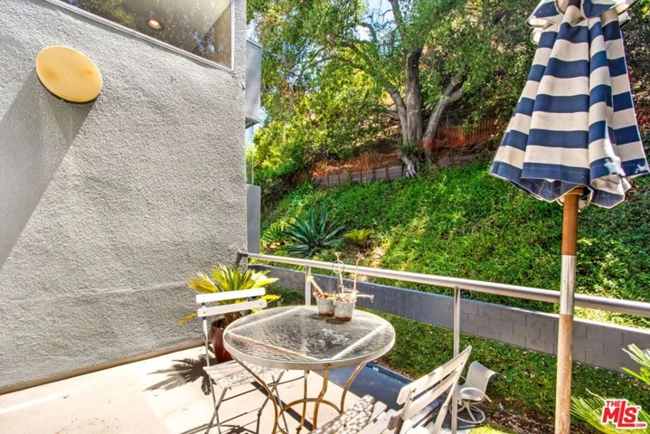 Patio off of living room