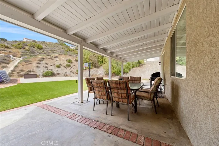 Covered patio