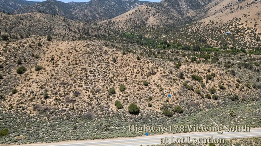 Hwy 178 Parcel looking the Southerly direction