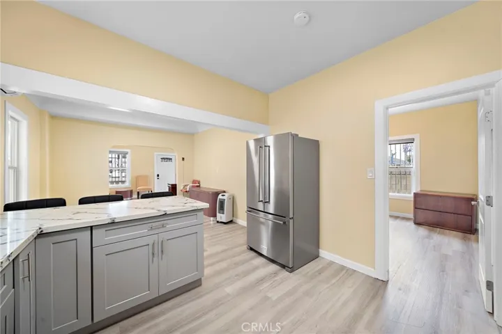 Including 1.5 baths with extensive recent upgrades throughout, including
wide-plank wood-style laminate flooring, mini-split A/C, ceiling fans, wide-plank wood-style laminate flooring, mini-split A/C, ceiling fans,
dual pane windows with custom wood casements, new light fixtures, dual pane windows with custom wood casements, new light fixtures,
raised panel interior doors