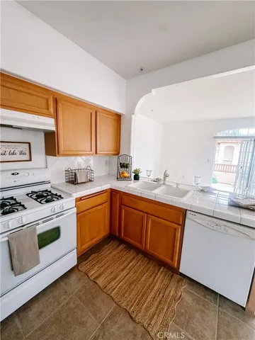 Kitchen View of Living Area
