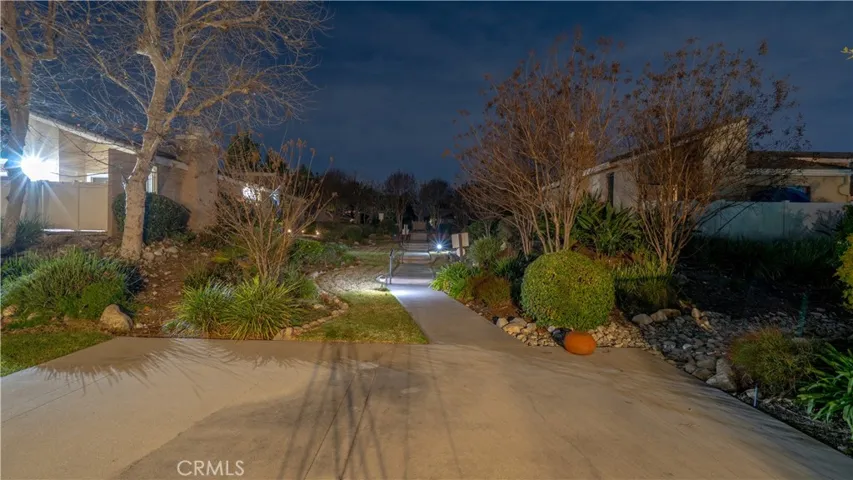 Walkway leading to community entry