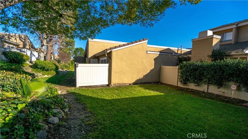 Surrounding grass area