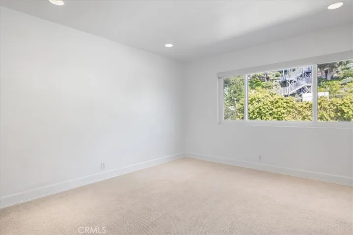 View of same room without furniture