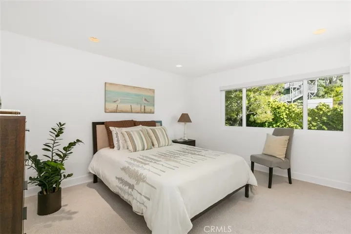 Large guest bedroom with pretty views (prior staging)