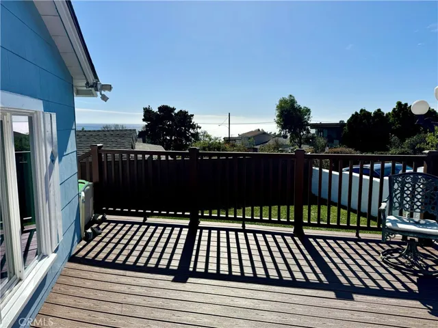 Make yourself at home on this spacious deck with ocean views.