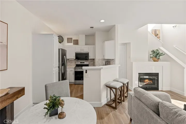 Ample dining space