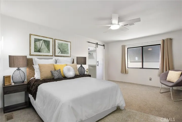 virtually staged Primary bed