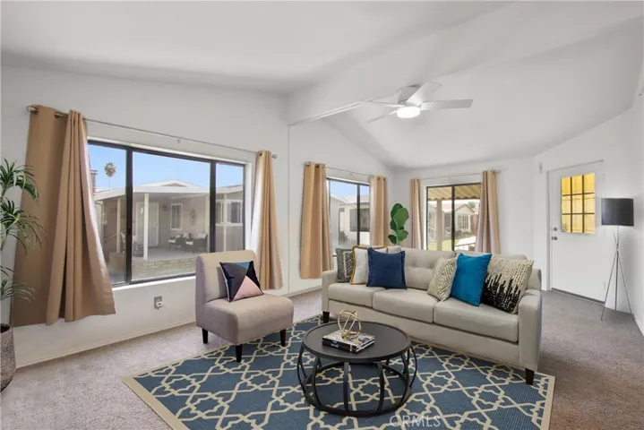 Virtually Staged Living/dining room