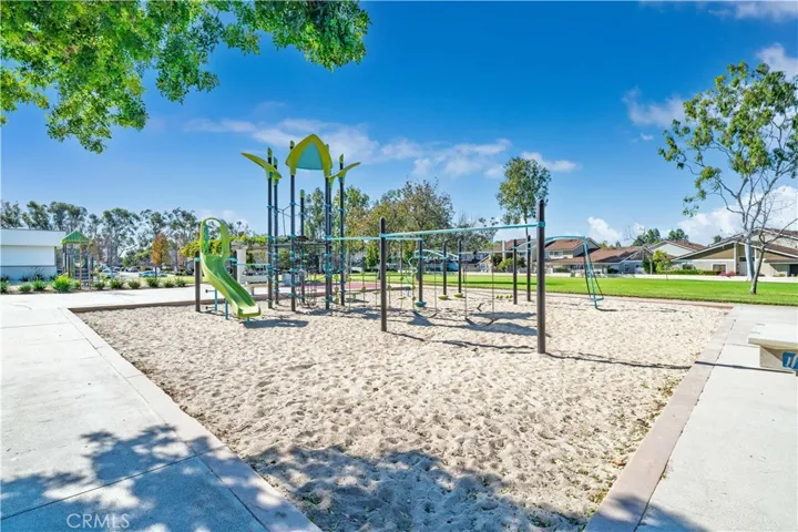 Playground right across street from community