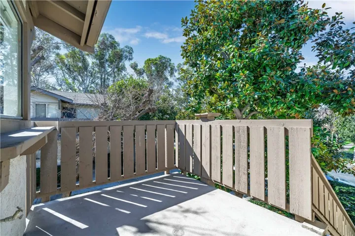 Front deck outside front door and kichen window