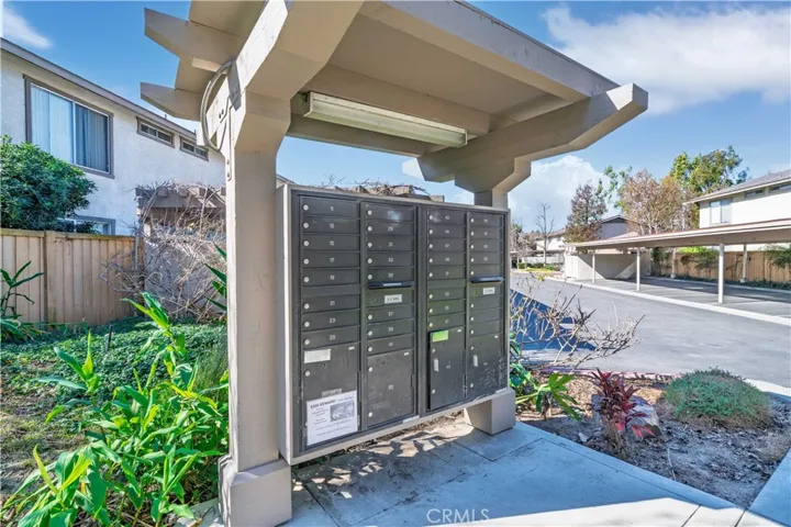 Mailbox close to Carport