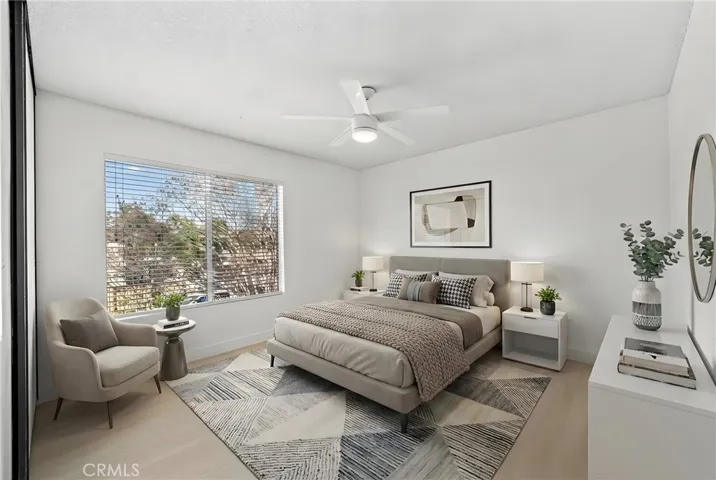 Primary Bedroom virtually staged