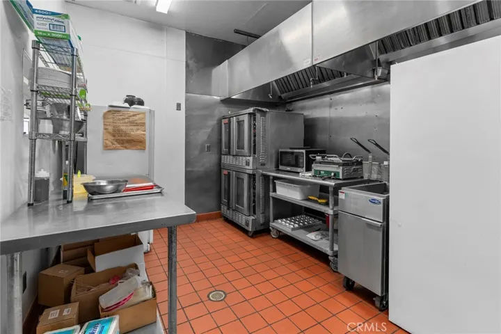 Professional Kitchen. Room to add grill or flat top.
