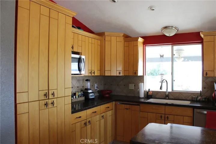 Custom cabinets in kitchen