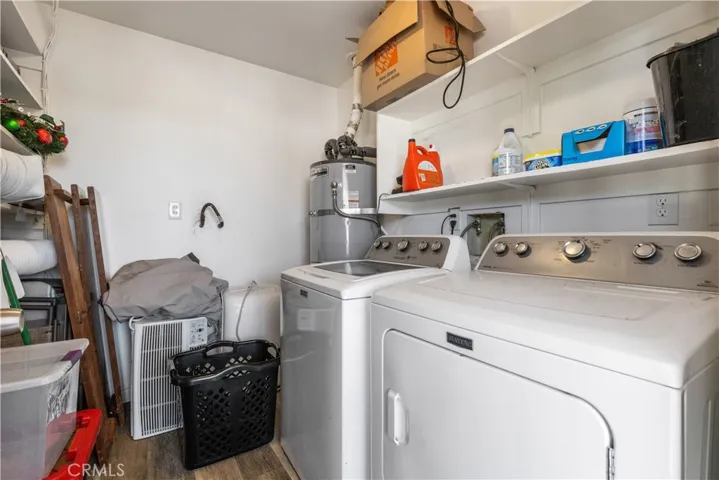 Inside laundry facility