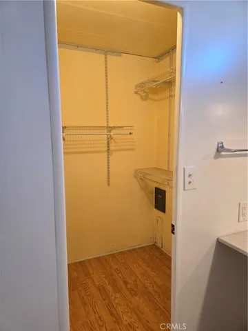 Walk-in closet.