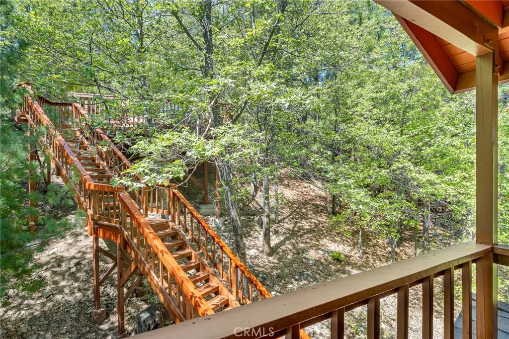 Front Porch with Stairs to Parking Deck