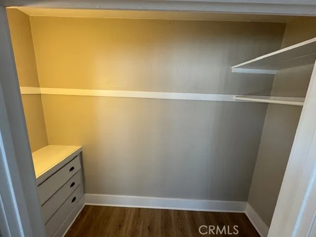 Duplex Unit 489 Walk In Closet with Built in Dresser