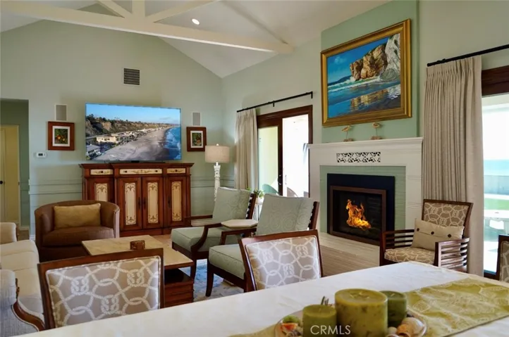 LIVING ROOM WITH GAS OPERATED FIREPLACE