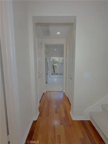 Hallway on main level to kitchen from dining room