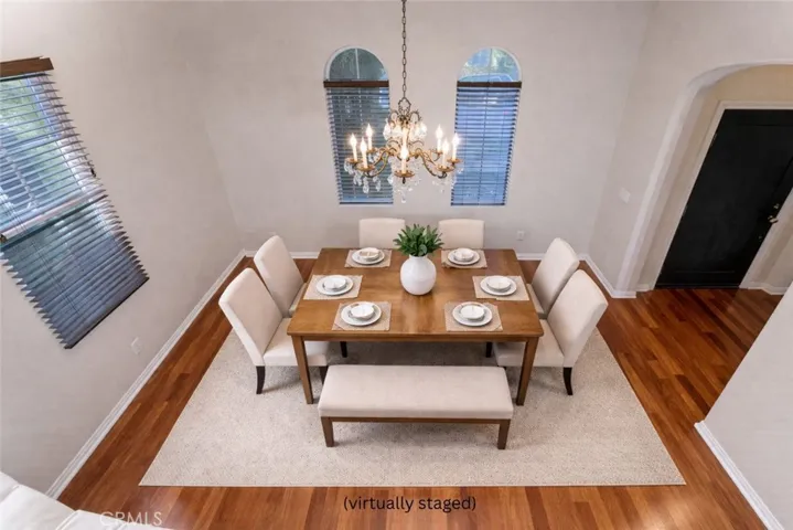 Dining room (virtually staged)